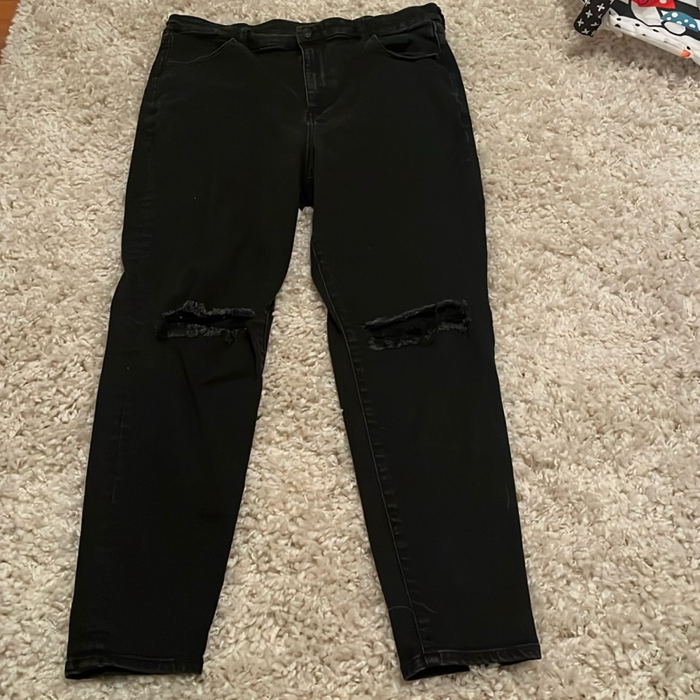 American eagle next level stretch black jeans